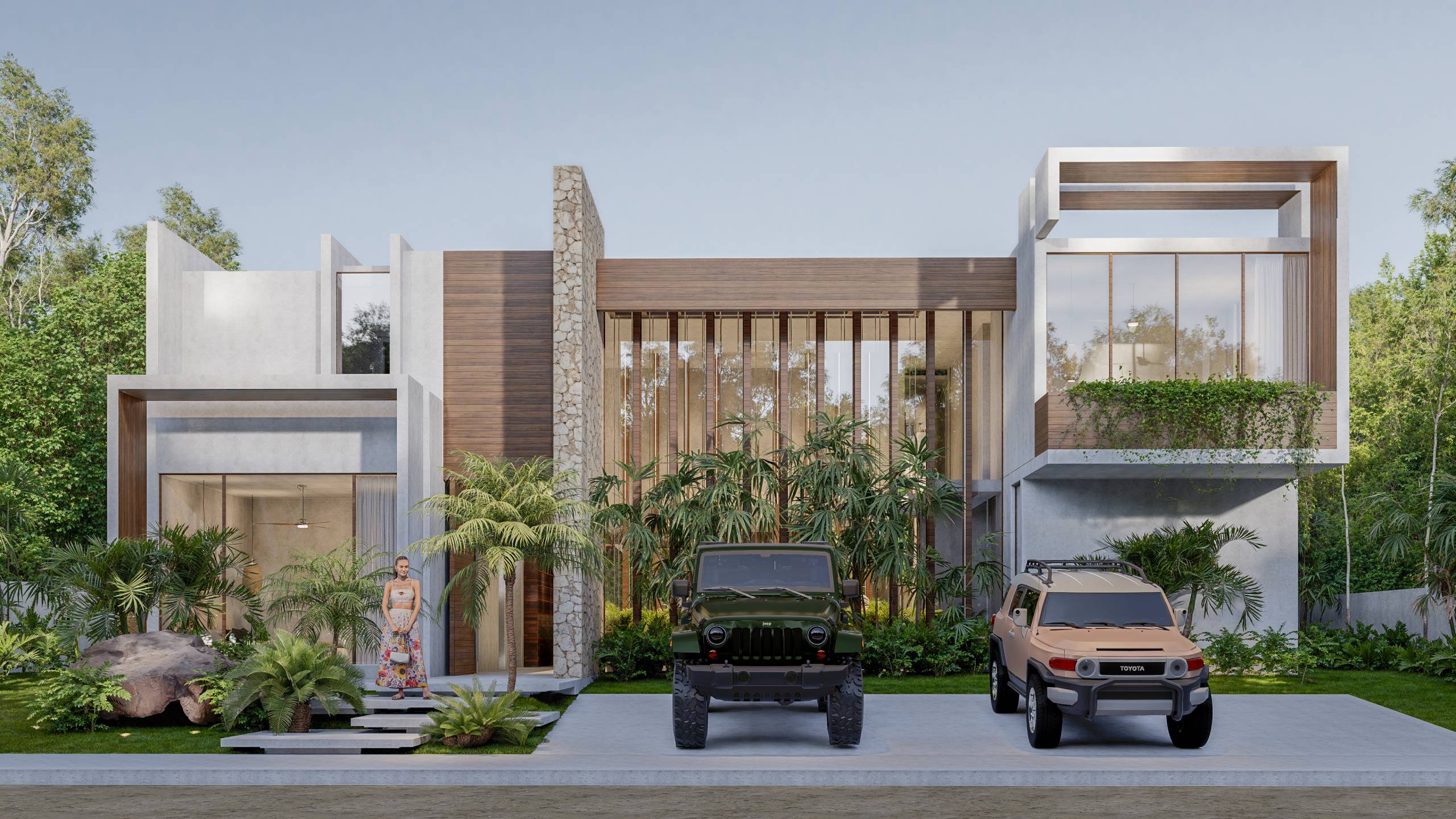 Akagami — Façade principale