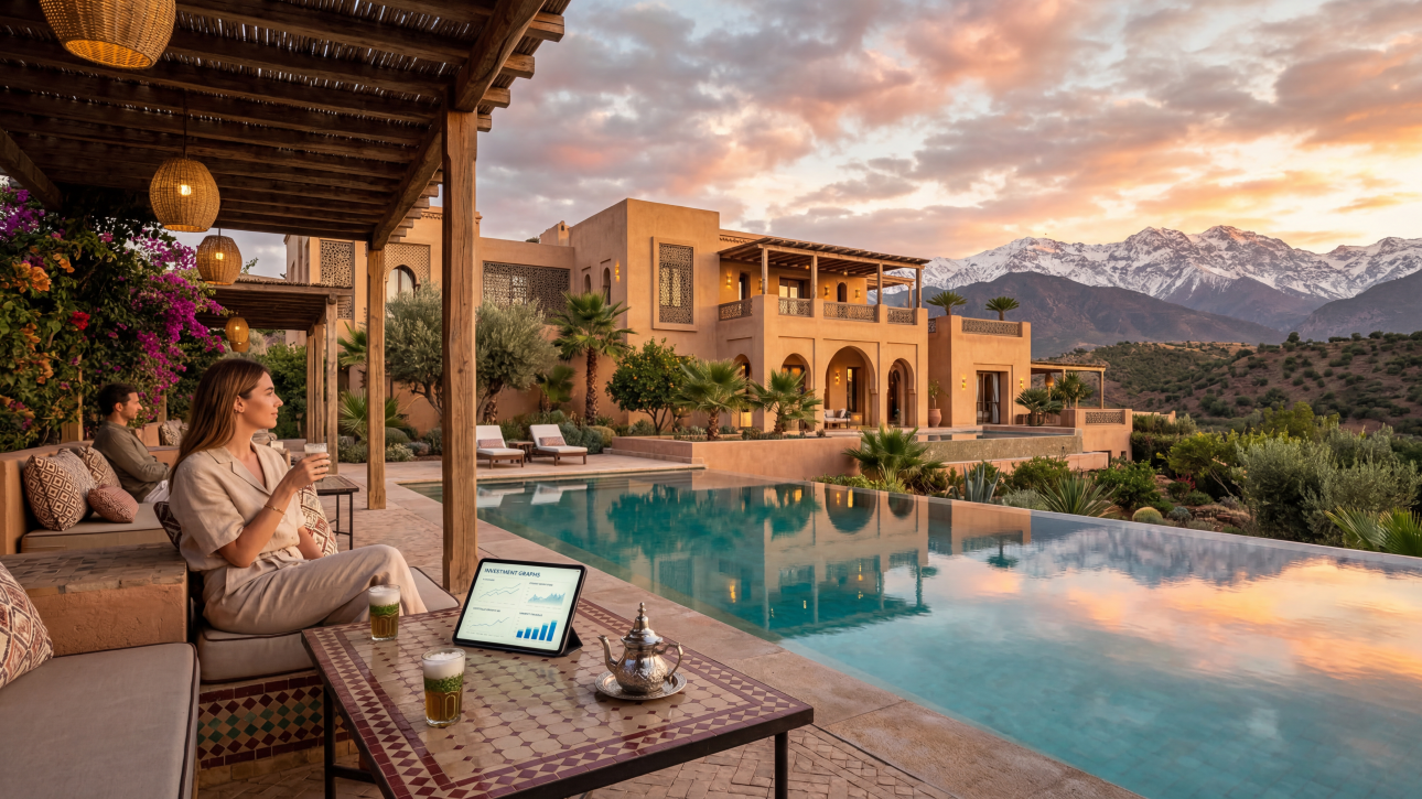 rendement locatif saisonnier Marrakech