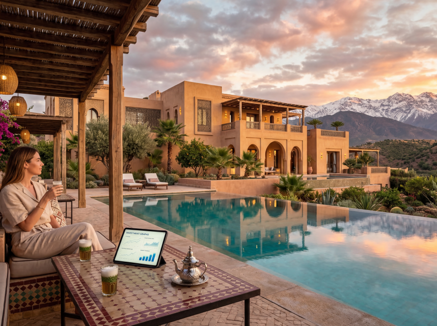 rendement locatif saisonnier Marrakech