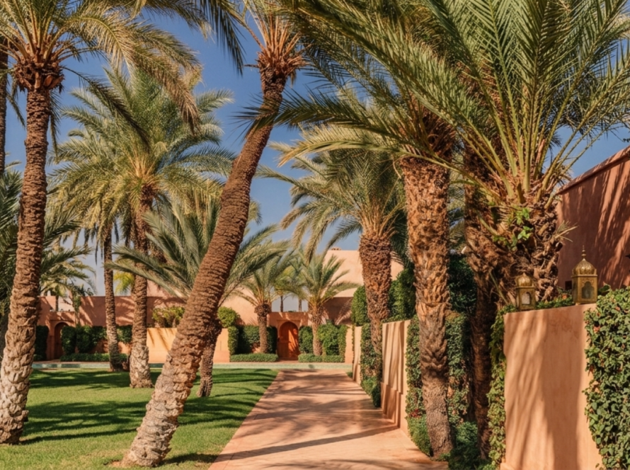 Domaine sur la route Amizmiz