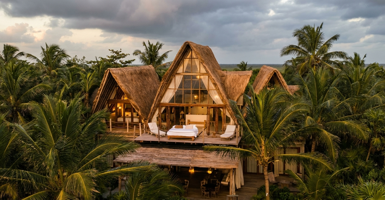Architecture Jungle Luxe à Tulum