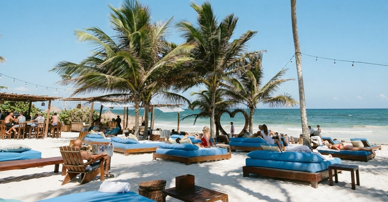 Marché résidentiel-touristique à Tulum